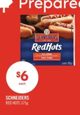 Shoppers Drug Mart SCHNEIDERS RED HOTS offer