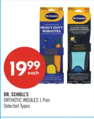 Shoppers Drug Mart DR. SCHOLL'S ORTHOTIC INSOLES offer