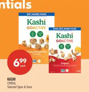 Shoppers Drug Mart KASHI CEREAL offer
