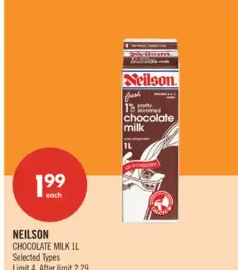 Shoppers Drug Mart NEILSON CHOCOLATE MILK offer