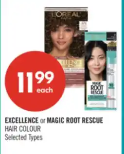 Shoppers Drug Mart EXCELLENCE or MAGIC ROOT RESCUE HAIR COLOUR offer