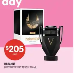 Shoppers Drug Mart RABANNE INVICTUS VICTORY ABSOLU 100mL offer