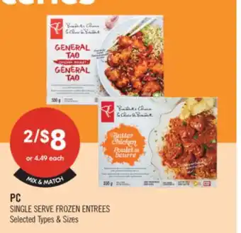 Shoppers Drug Mart PC SINGLE SERVE FROZEN ENTREES offer