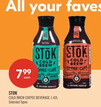 Shoppers Drug Mart STOK COLD BREW COFFEE BEVERAGE offer