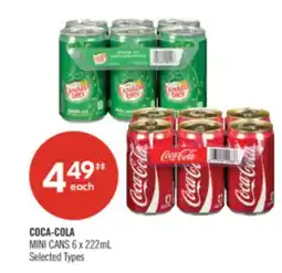 Shoppers Drug Mart COCA-COLA MINI CANS offer