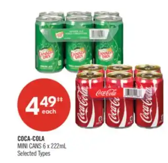 Shoppers Drug Mart COCA-COLA MINI CANS offer
