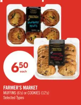 Shoppers Drug Mart FARMER'S MARKET MUFFINS (6's) or COOKIES (12's) offer