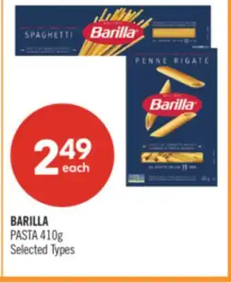 Shoppers Drug Mart BARILLA PASTA offer