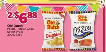 PharmaChoice Old Dutch Potato, Ridgies Chips offer