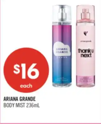 Shoppers Drug Mart ARIANA GRANDE BODY MIST offer