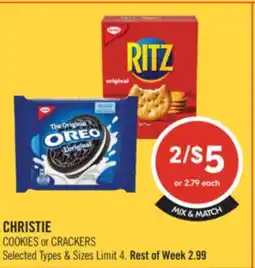 Shoppers Drug Mart CHRISTIE COOKIES or CRACKERS offer