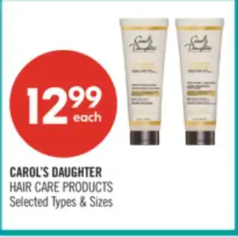 Shoppers Drug Mart CAROL'S DAUGHTER HAIR CARE PRODUCTS offer