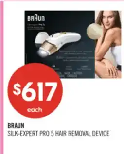 Shoppers Drug Mart BRAUN SILK-EXPERT PRO 5 HAIR REMOVAL DEVICE offer