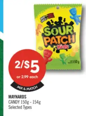 Shoppers Drug Mart MAYNARDS CANDY offer
