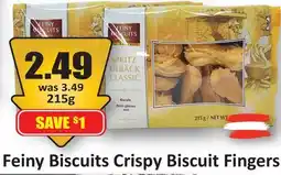 Starsky Feiny Biscuits Crispy Biscuit Fingers offer