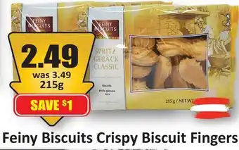 Starsky Feiny Biscuits Crispy Biscuit Fingers offer