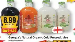 Starsky Georgia's Natural Organic Cold Pressed Juice offer