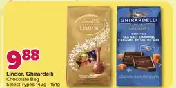 PharmaChoice Lindor, Ghirardelli Chocolate Bag offer