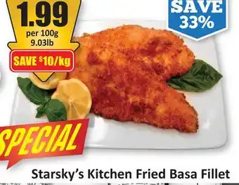 Starsky Starsky's Kitchen Fried Basa Fillet offer