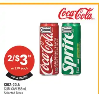 Shoppers Drug Mart COCA-COLA SLIM CAN offer