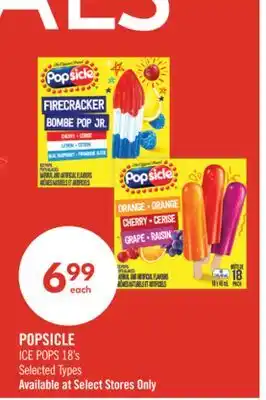 Shoppers Drug Mart POPSICLE ICE POPS offer