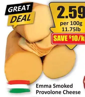 Starsky Emma Smoked Provolone Cheese offer