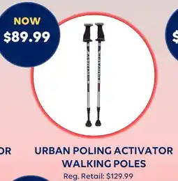 Wellwise by Shoppers URBAN POLING ACTIVATOR WALKING POLES offer