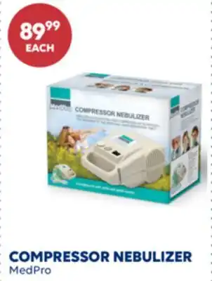 Wellwise by Shoppers MedPro COMPRESSOR NEBULIZER offer