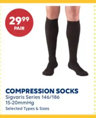 Wellwise by Shoppers Sigvaris Series 146/186 COMPRESSION SOCKS offer