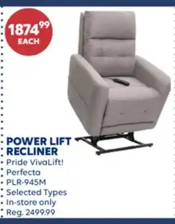 Wellwise by Shoppers Pride VivaLift! POWER LIFT RECLINER offer