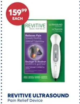 Wellwise by Shoppers REVITIVE ULTRASOUND Pain Relief Device offer