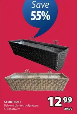 JYSK STEINTROST Balcony planter offer