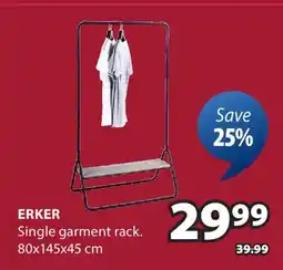 JYSK ERKER Single garment rack offer