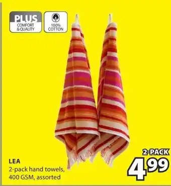 JYSK LEA 2-pack hand towels offer