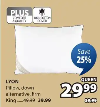 JYSK LYON PILLOW offer