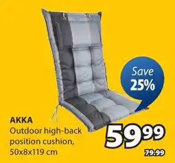 JYSK AKKA Outdoor high-back position cushion offer
