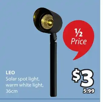 JYSK LEO Solar spot light offer