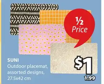 JYSK SUNI Outdoor placemat offer