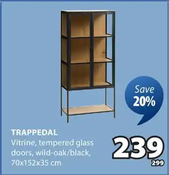 JYSK TRAPPEDAL Vitrine offer