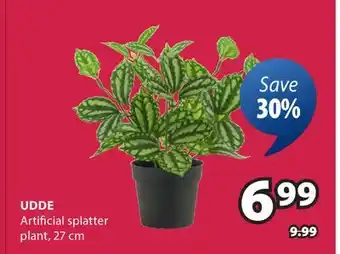 JYSK UDDE Artificial splatter plant offer