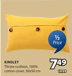 JYSK KINSLEY Throw cushion offer