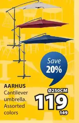 JYSK AARHUS Cantilever umbrella offer