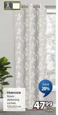 JYSK PARKVIEW Room darkening curtain offer