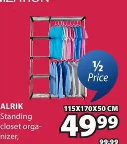 JYSK ALRIK Standing closet organizer offer
