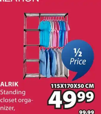 JYSK ALRIK Standing closet organizer offer