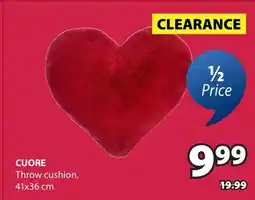 JYSK CUORE Throw cushion offer