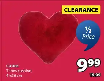 JYSK CUORE Throw cushion offer