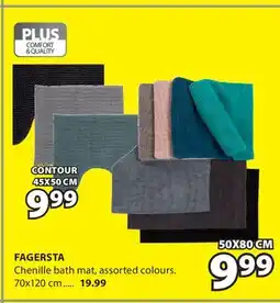 JYSK FAGERSTA Chenille bath mat offer