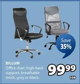 JYSK BILLUM Office chair offer