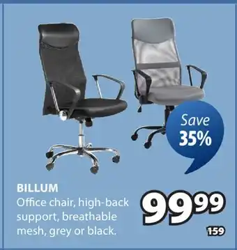 JYSK BILLUM Office chair offer